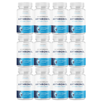 Arthronol Joint Support Pills to Reduce Inflammation & Joint Aches - 12 Pack