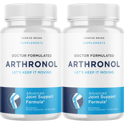 Arthronol Joint Support Pills to Reduce Inflammation & Joint Aches - 2 Pack