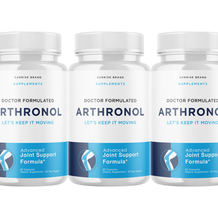 Arthronol Joint Support Pills to Reduce Inflammation & Joint Aches - 3 Pack