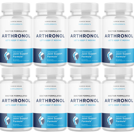 Arthronol Joint Support Pills to Reduce Inflammation & Joint Aches - 8 Pack