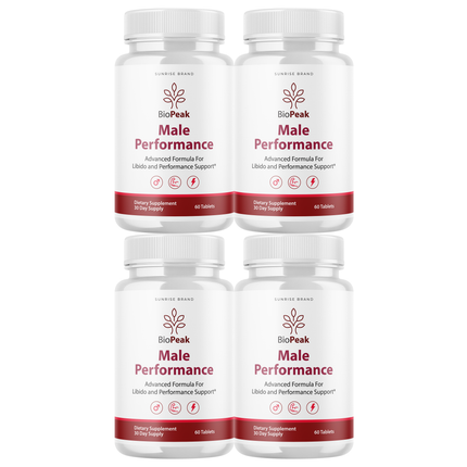 Bio Peak for Male, Bio Peak Advanced Formula Men Support Pills - 4 Pack