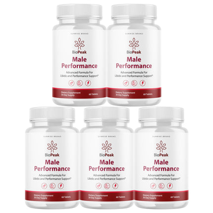 Bio Peak for Male, Bio Peak Advanced Formula Men Support Pills - 5 Pack