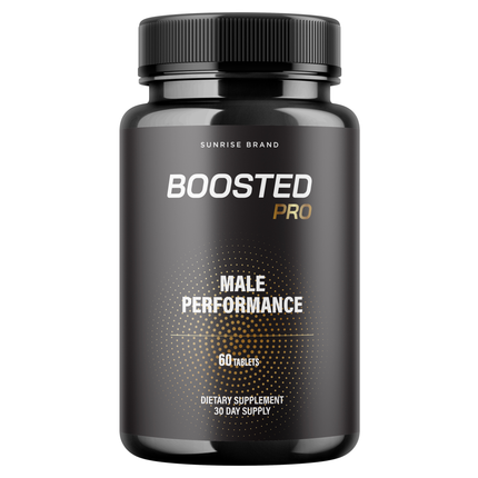 Boosted Pro Pills for Men, Supports T-Levels and Boosts Energy - 60 Tablets