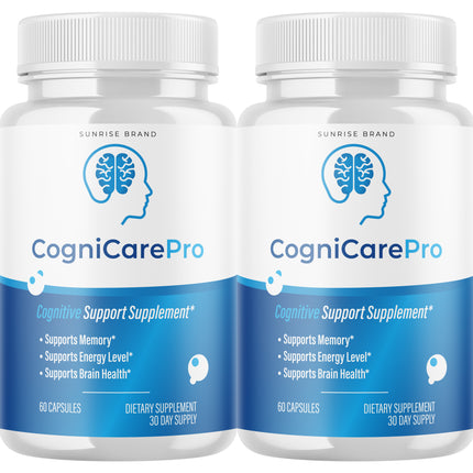 Cognicare Pro Nootropic Capsules, Cogni Care Pro Max Strength Official - 2 Pack