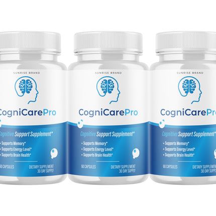 Cognicare Pro Nootropic Capsules, Cogni Care Pro Max Strength Official - 3 Pack