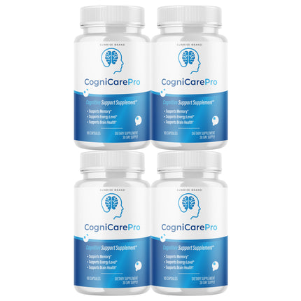 Cognicare Pro Nootropic Capsules, Cogni Care Pro Max Strength Official - 4 Pack