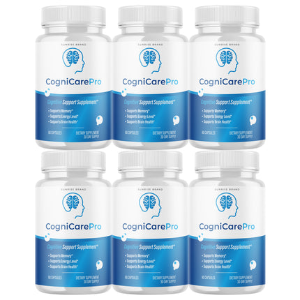 Cognicare Pro Nootropic Capsules, Cogni Care Pro Max Strength Official - 6 Pack