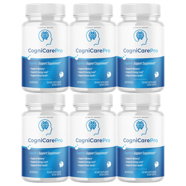 Cognicare Pro Nootropic Capsules, Cogni Care Pro Max Strength Official - 6 Pack