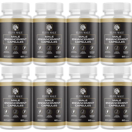 Elite Male, Performance Enhancement Formula, Maximum Energy - 8 Pack
