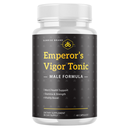 Emperor's Vigor Tonic Supplement for Men, Male Health Pills - 60 Capsules