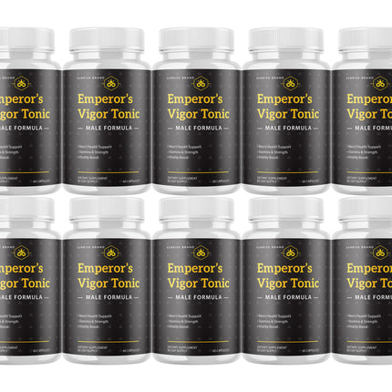 Emperor's Vigor Tonic Supplement for Men, Male Health Pills - 10 Pack