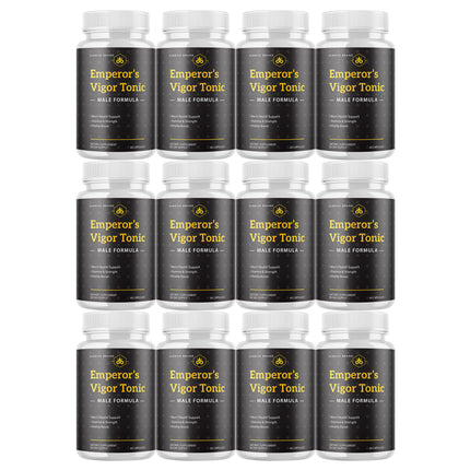 Emperor's Vigor Tonic Supplement for Men, Male Health Pills - 12 Pack