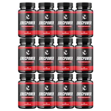 Erecpower for Men, Erec Power Advance Male Support Pills - 12 Pack