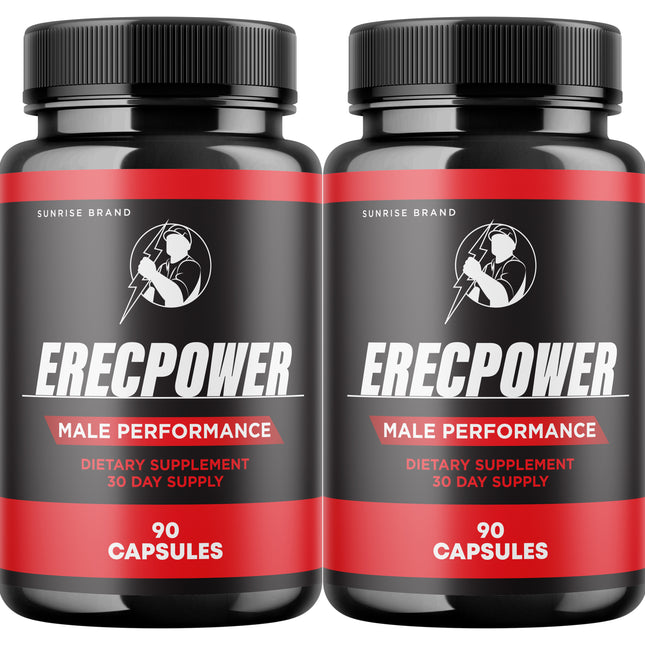 Erecpower for Men, Erec Power Advance Male Support Pills - 2 pack