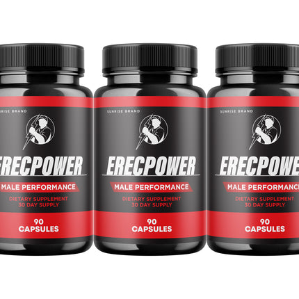 Erecpower for Men, Erec Power Advance Male Support Pills - 3 pack
