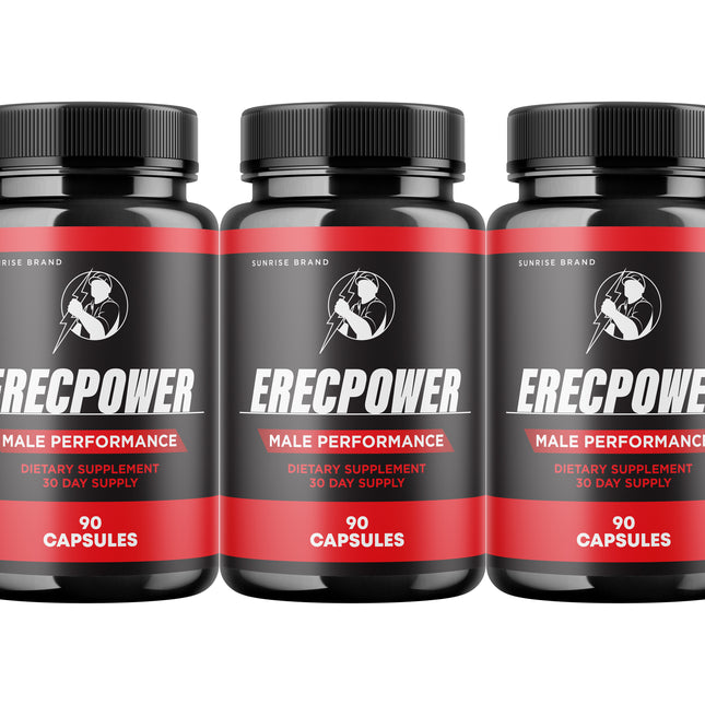 Erecpower for Men, Erec Power Advance Male Support Pills - 3 pack