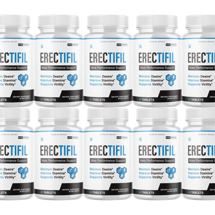 Erectifil  - Male Virility with Maximum Strength - 10 Pack