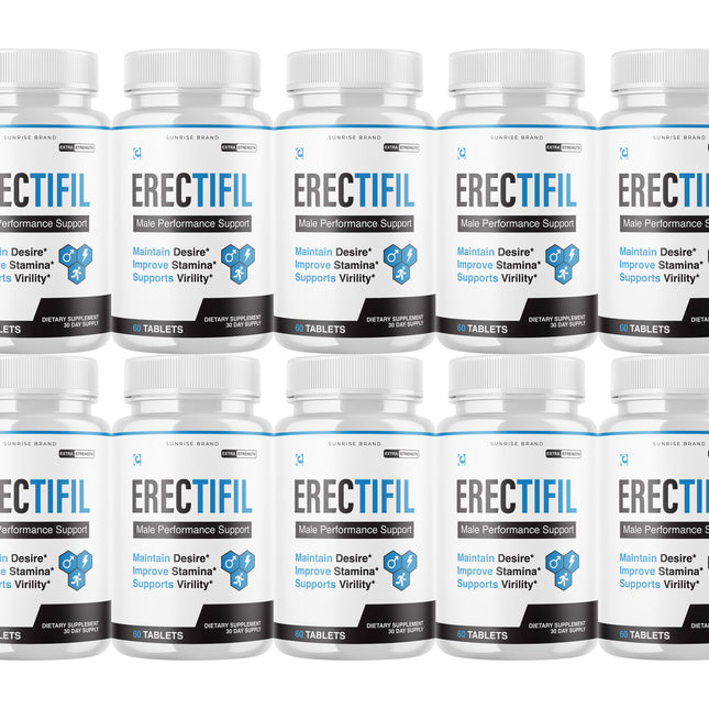 Erectifil  - Male Virility with Maximum Strength - 10 Pack