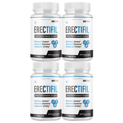 Erectifil  - Male Virility with Maximum Strength - 4 Pack