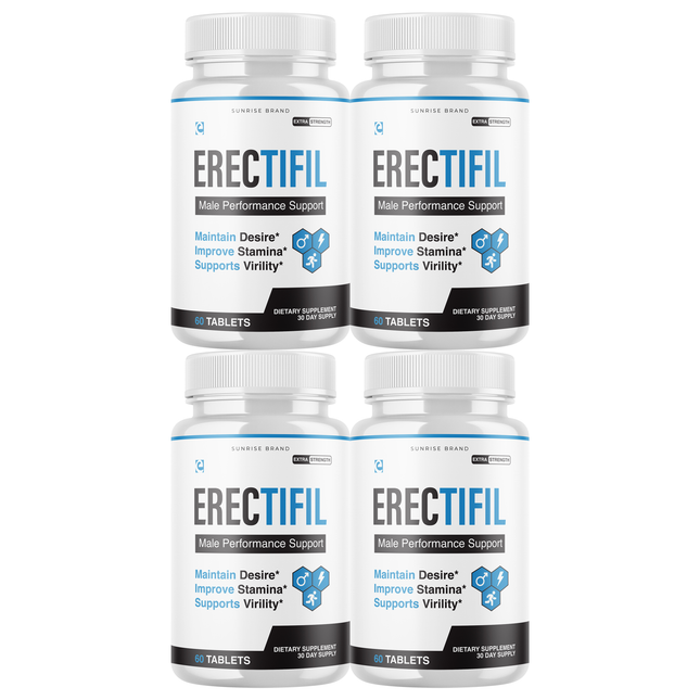Erectifil  - Male Virility with Maximum Strength - 4 Pack