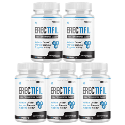 Erectifil  - Male Virility with Maximum Strength - 5 Pack