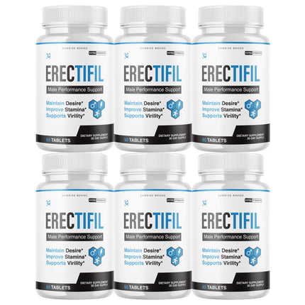 Erectifil  - Male Virility with Maximum Strength - 6 Pack