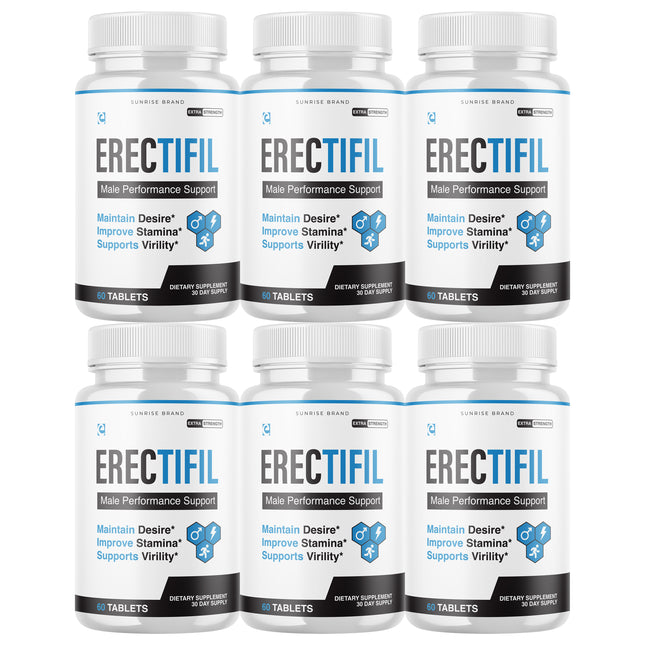 Erectifil  - Male Virility with Maximum Strength - 6 Pack