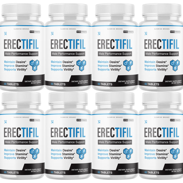Erectifil  - Male Virility with Maximum Strength - 8 Pack