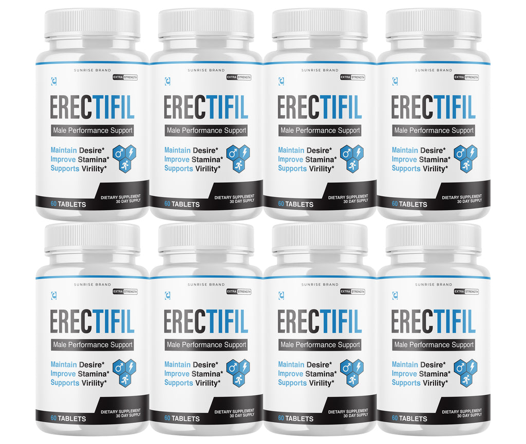 Erectifil  - Male Virility with Maximum Strength - 8 Pack