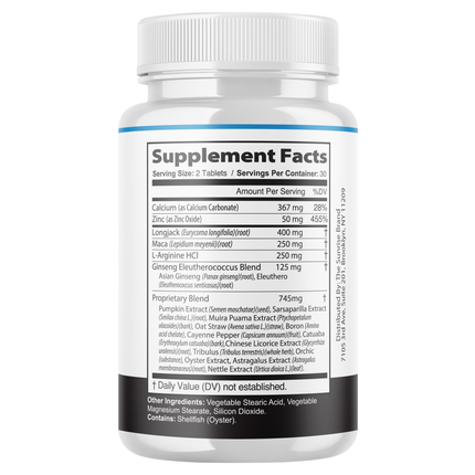 Erectifil  - Male Virility with Maximum Strength - 60 Tablets 30 Day Supply