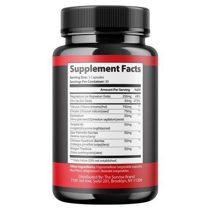 Erecpower for Men, Erec Power Advance Male Support Pills - 60 Capsules