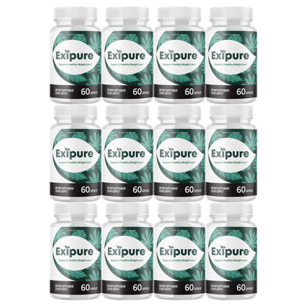 Exipure Pills, Max Strength Original Formula, Weight Management - 12 Pack