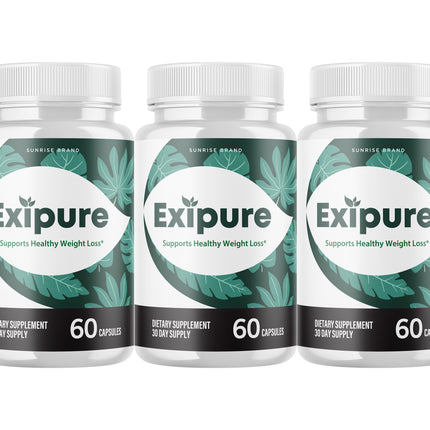 Exipure Pills, Max Strength Original Formula, Weight Management - 3 Pack