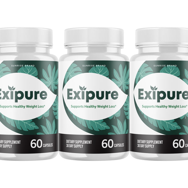 Exipure Pills, Max Strength Original Formula, Weight Management - 3 Pack