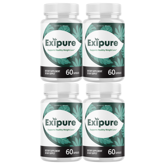 Exipure Pills, Max Strength Original Formula, Weight Management - 4 Pack