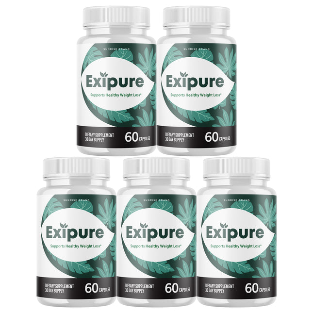 Exipure Pills, Max Strength Original Formula, Weight Management - 5 Pack
