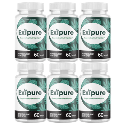 Exipure Pills, Max Strength Original Formula, Weight Management - 6 Pack