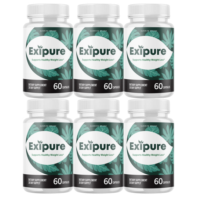 Exipure Pills, Max Strength Original Formula, Weight Management - 6 Pack