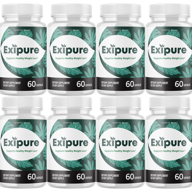Exipure Pills, Max Strength Original Formula, Weight Management - 8 Pack