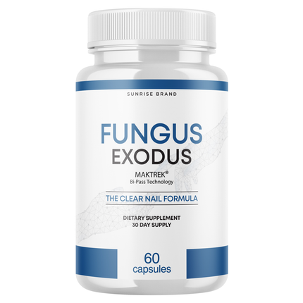 Fungus Exodus The Clear Nail Formula Pills, Fungus Nails Probiotic - 60 Capsules