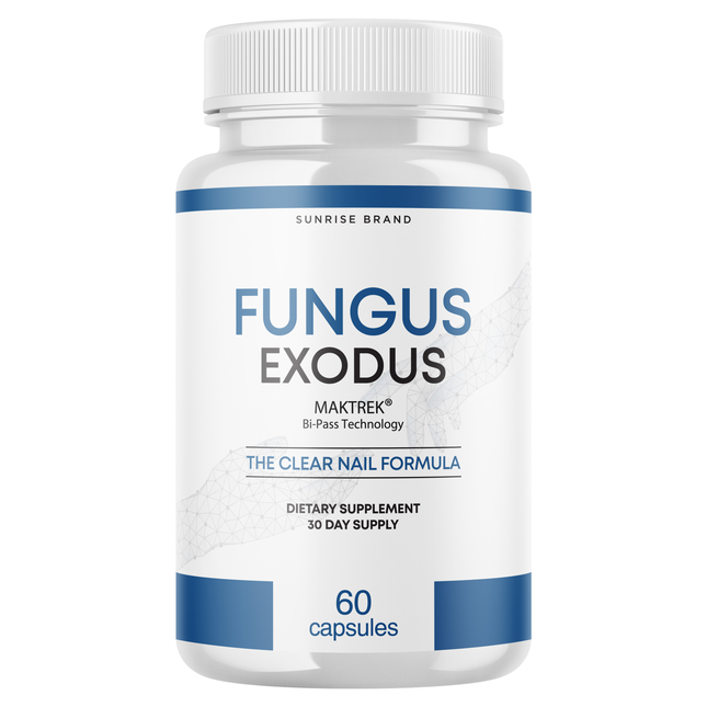 Fungus Exodus The Clear Nail Formula Pills, Fungus Nails Probiotic - 60 Capsules