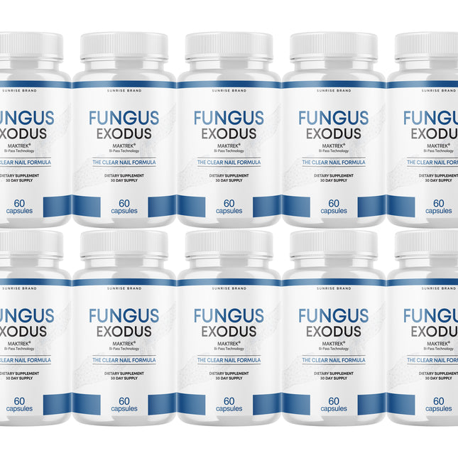 Fungus Exodus The Clear Nail Formula Pills, Fungus Nails Probiotic - 10 Pack