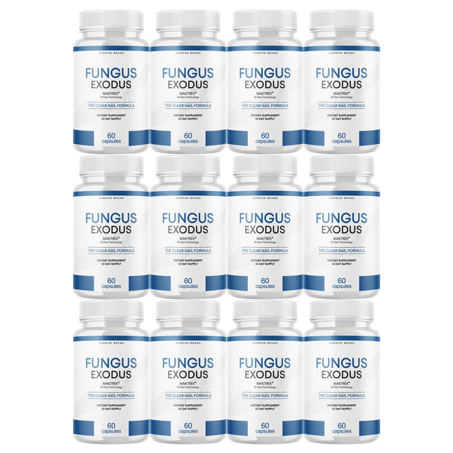 Fungus Exodus The Clear Nail Formula Pills, Fungus Nails Probiotic - 12 Pack