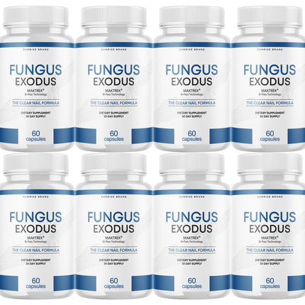 Fungus Exodus The Clear Nail Formula Pills, Fungus Nails Probiotic - 8 Pack