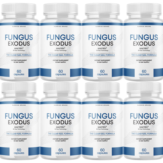 Fungus Exodus The Clear Nail Formula Pills, Fungus Nails Probiotic - 8 Pack