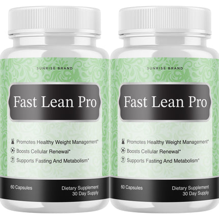Fast Lean Pro Capsules - Fast Lean Pro Dietary Supplement - 2 Pack