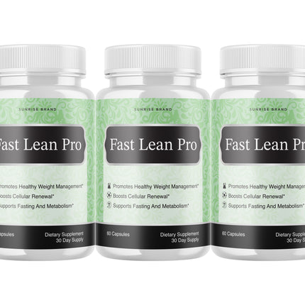 Fast Lean Pro Capsules - Fast Lean Pro Dietary Supplement - 3 Pack