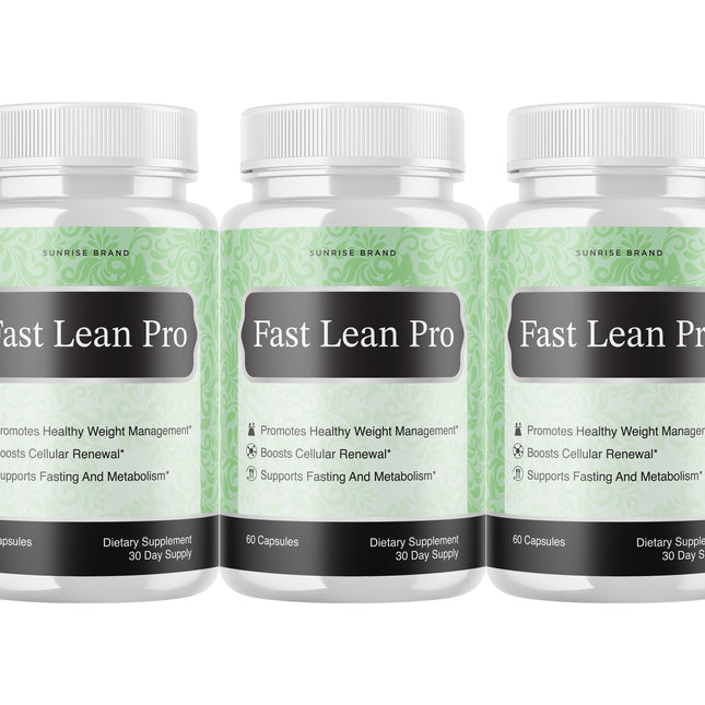 Fast Lean Pro Capsules - Fast Lean Pro Dietary Supplement - 3 Pack