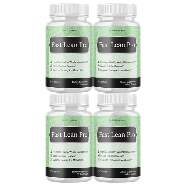 Fast Lean Pro Capsules - Fast Lean Pro Dietary Supplement - 4 Pack