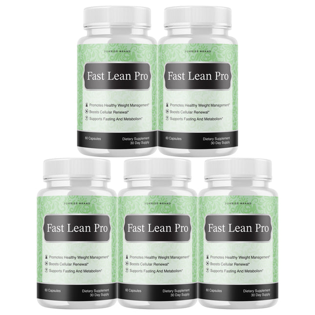 Fast Lean Pro Capsules - Fast Lean Pro Dietary Supplement - 5 Pack